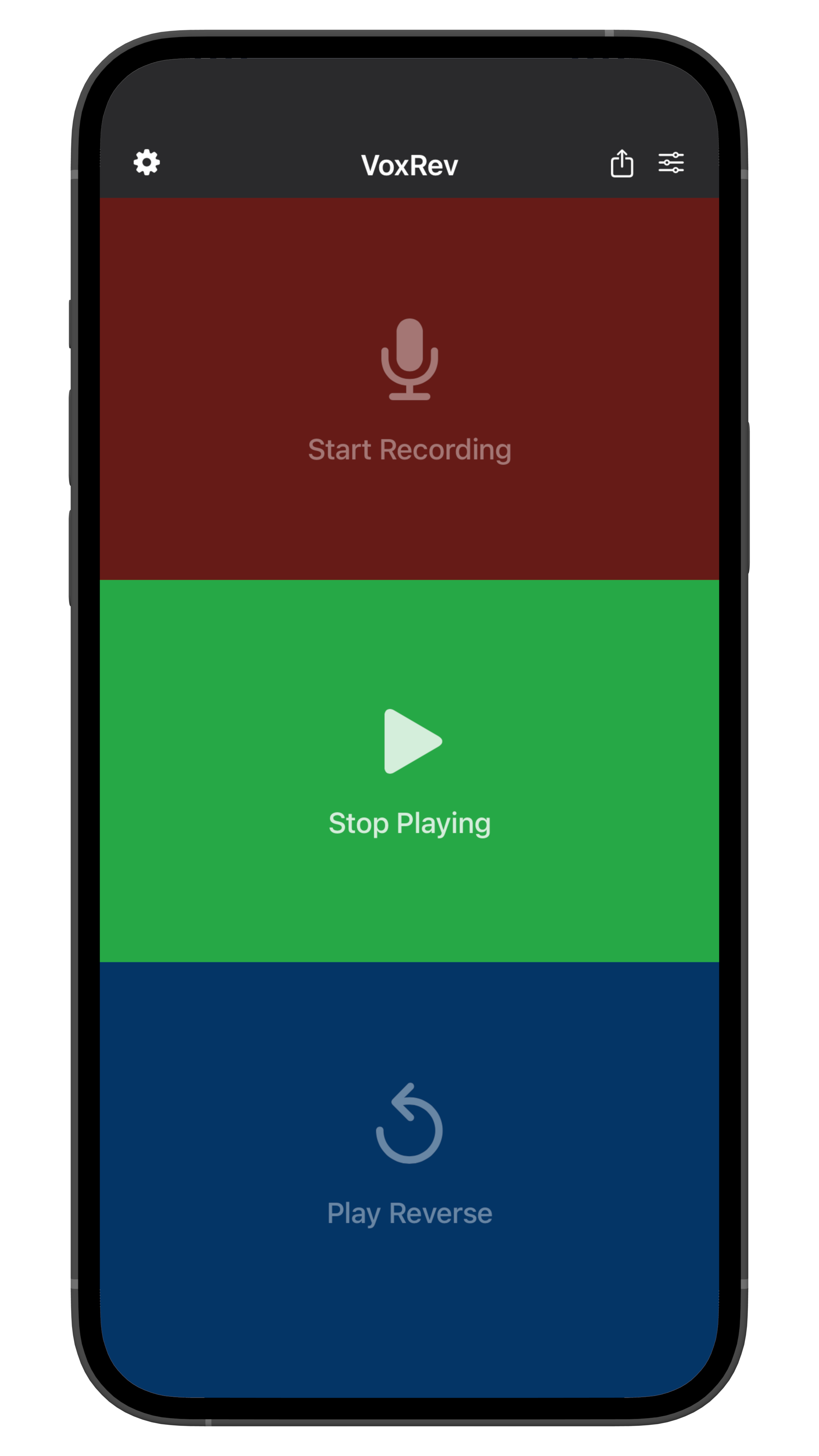 Playing audio recording normally