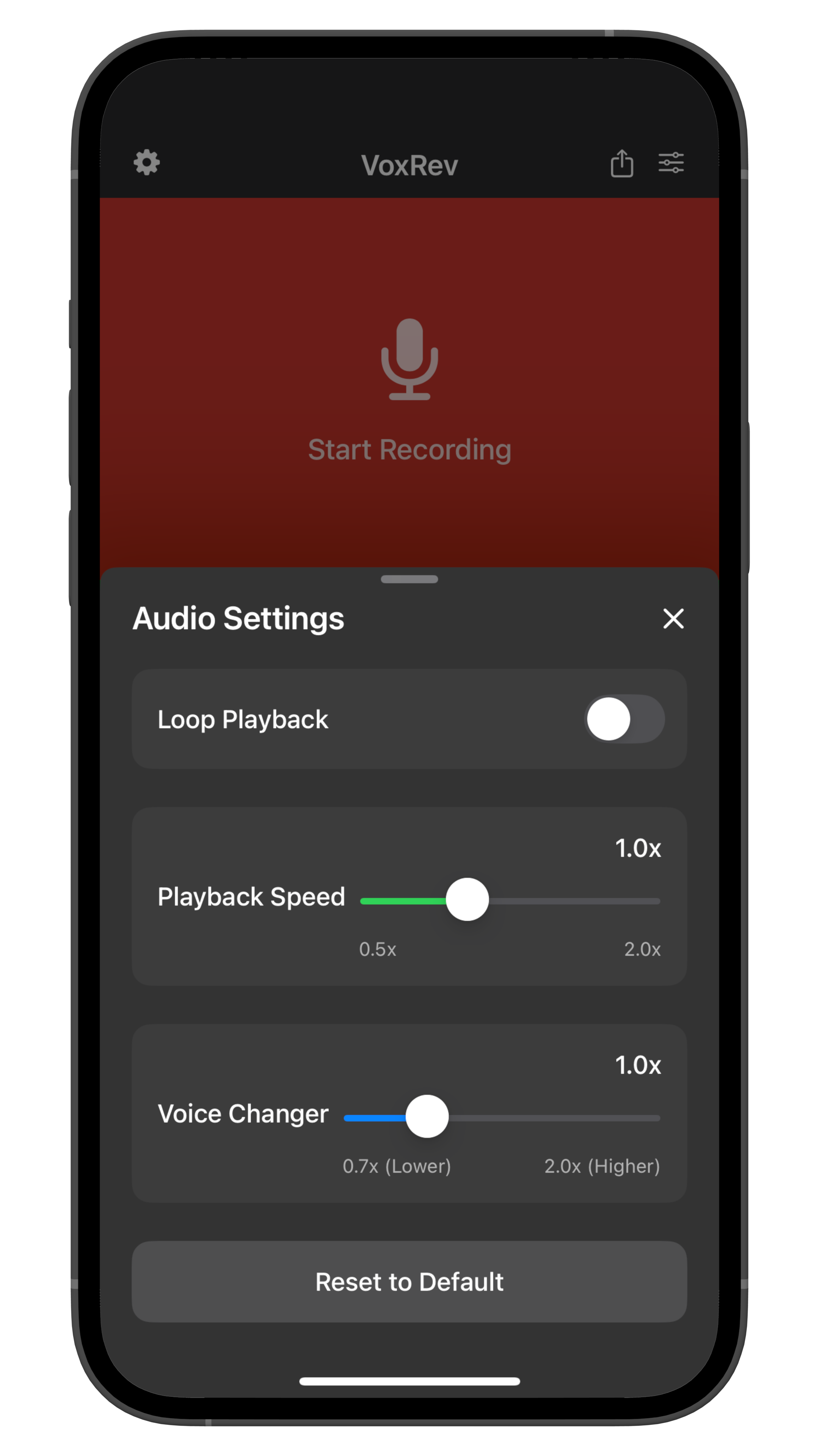Playing audio with effects and controls